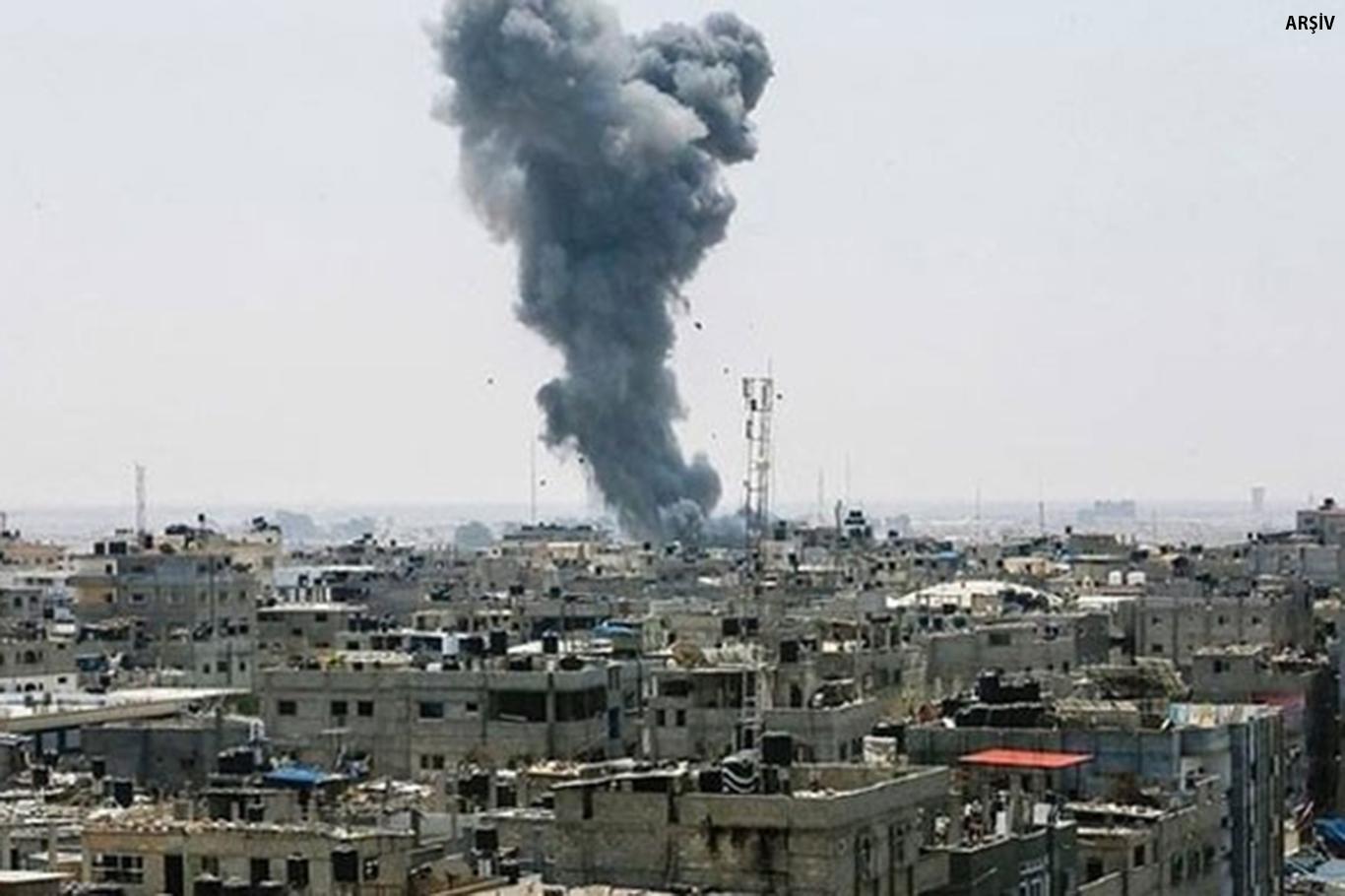 Siyonist işgalciler Gazze'yi vurdu: 7 yaralı